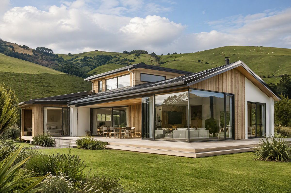 Family home — window application example
